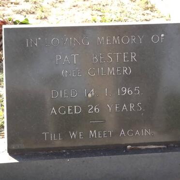 BESTER Pat nee GILMER -1965
