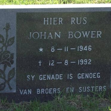 BOWER Johan 1946-1992