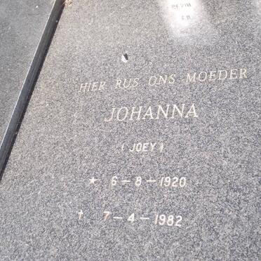 BONTHUYS Willem 1917-1982 &amp; Johanna 1920-1982