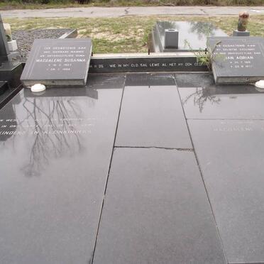 BOSCH Jan Adrian 1919-1977 &amp; Magdalene Susanna 1923-1988