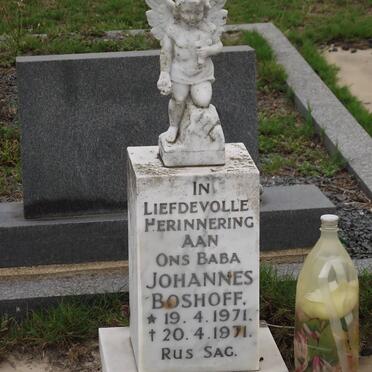 BOSHOFF Johannes 1971-1971