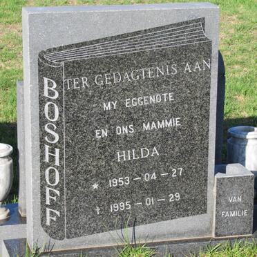BOSHOFF Hilda 1953-1995