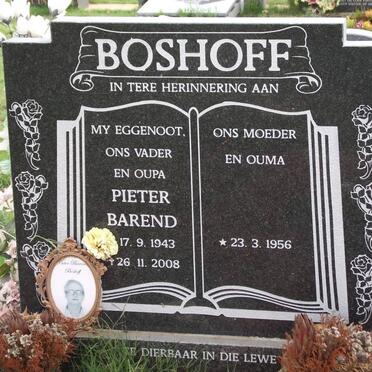 BOSHOFF Pieter Barend 1943-2008