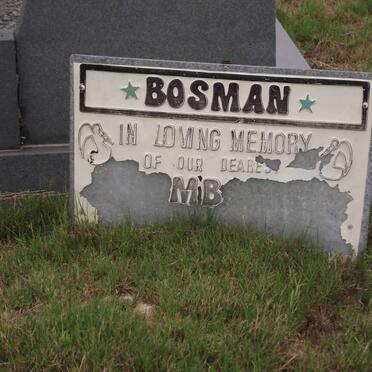 BOSMAN Thembakazi Octavia 1980-2003