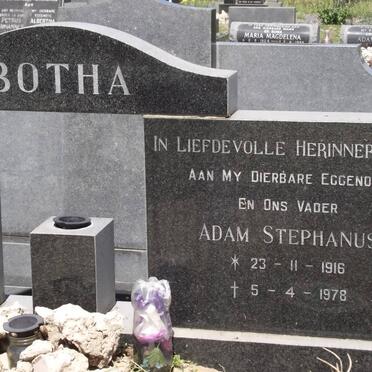 BOTHA Adam Stephanus 1916-1978