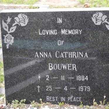 BOUWER Anna Cathrina 1884-1979