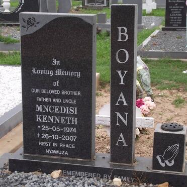 BOYANA Mncedisi Kenneth 1974-2007