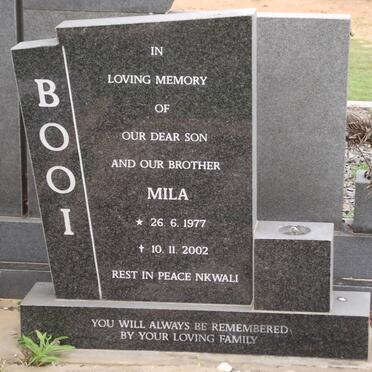 BOOI Mila 1977-2002