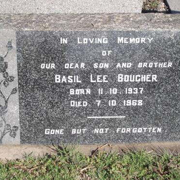 BOUCHER Basil Lee 1937-1968