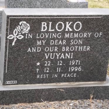 BLOKO Vuyani 1971-1996