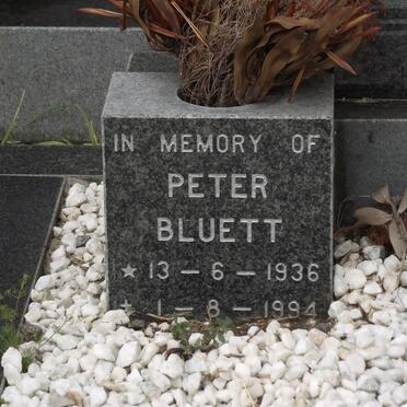 BLUETT Peter 1936-1994