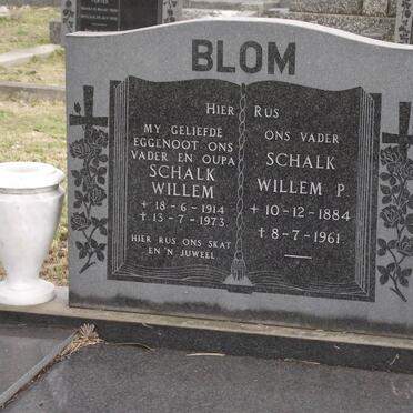 BLOM Schalk Willem P. 1884-1961 :: BLOM Schalk Willem 1914-1973