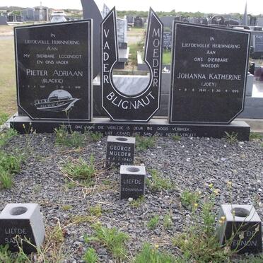 BLIGNAUT Pieter Adriaan 1937-1989 &amp; Johanna Katherine 1941-1999 :: MULDER George 1940-1999