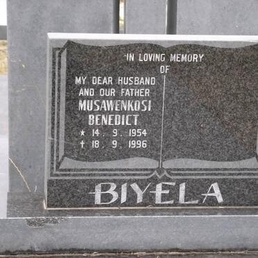 BIYELA Musawenkosi Benedict 1954-1996