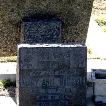 BICKELL Mary Ann -1982