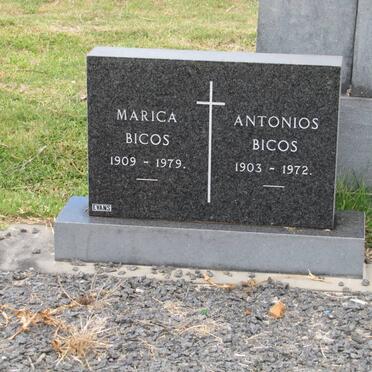BICOS Antonios 1903-1972 &amp; Marica 1909-1979