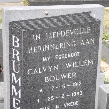 BRUMMER Calvyn Willem Bouwer 1912-1983