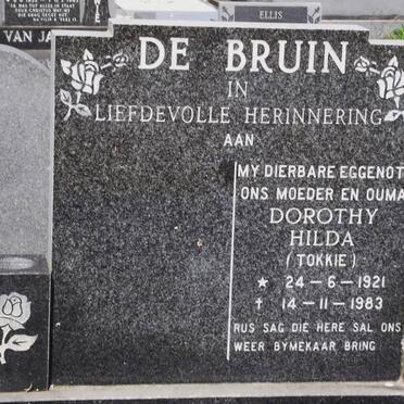 BRUIN Dorothy Hilda, de 1921-1983