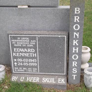 BRONKHORST Edward Kenneth 1945-1999