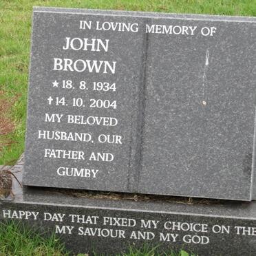 BROWN John 1934-2004