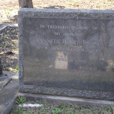 BROWN Kenneth Henry -1956