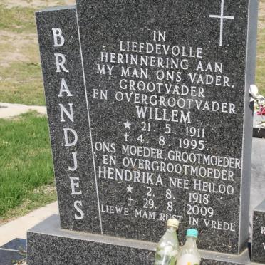 BRANDJES Willem 1911-1995 &amp; Hendrika HEILOO 1918-2009