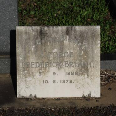 BRYANT George Frederick 1888-1978
