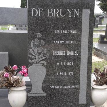 BRUYN Theunis Daniel, de 1908-1972