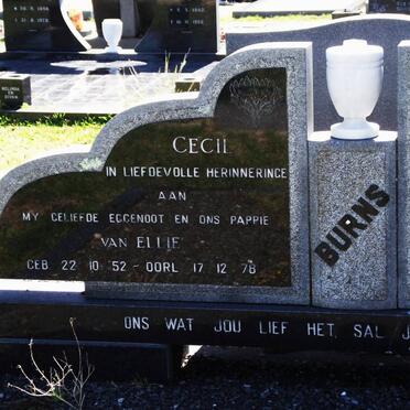 BURNS Cecil 1952-1978