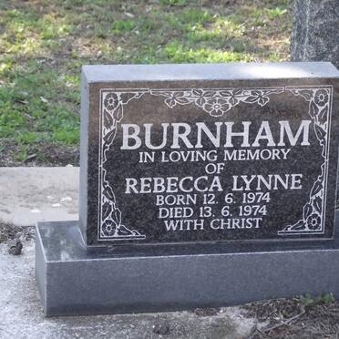 BURNHAM Rebecca Lynne 1974-1974