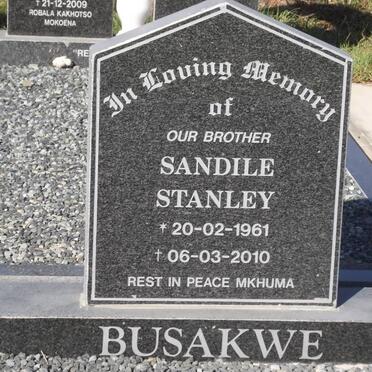 BUSAKWE Sandile Stanley 1961-2010