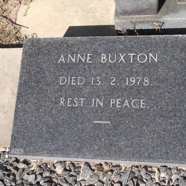BUXTON Anne -1978