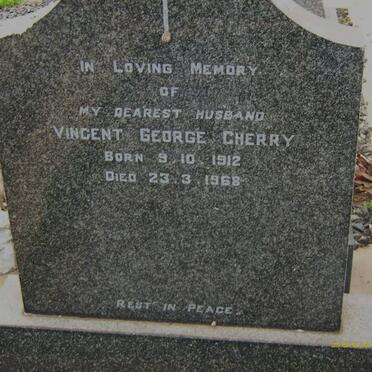 CHERRY Vincent George 1912-1968