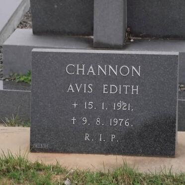 CHANNON Avis Edith 1921-1976