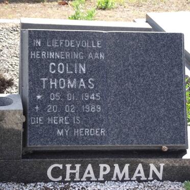 CHAPMAN Colin Thomas 1945-1989