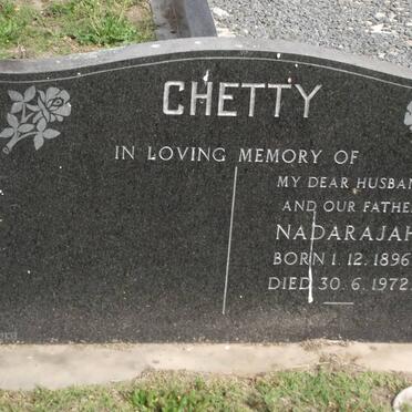 CHETTY Nadarajah 1896-1972