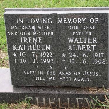 CHELLEW Walter Albert 1917-1998 &amp; Irene Kathleen 1922-1997