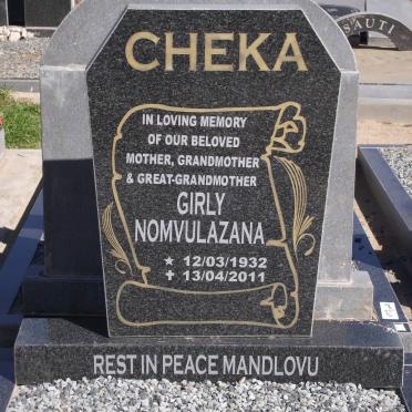 CHEKA Girly Nomvulazana 1932-2011
