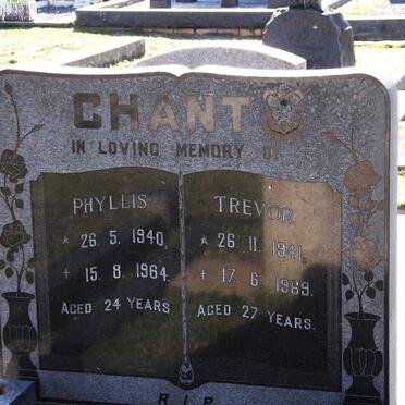 CHANTS Trevor 1941-1969 :: CHANTS Phyllis 1940-1964