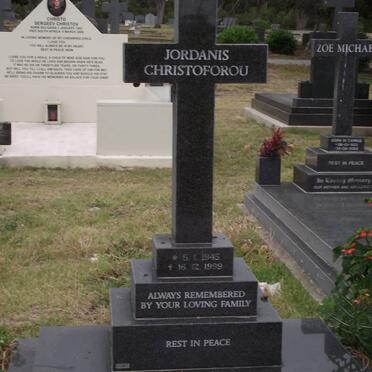 CHRISTOFOROU Jordanis 1945-1999