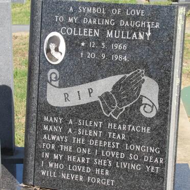 CILLIERS Colleen Mullany 1966-1984