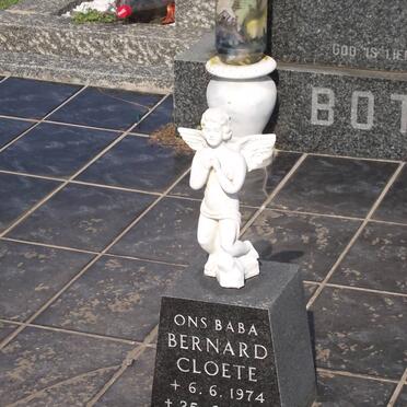 CLOETE Bernard 1974-1974