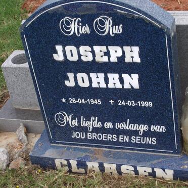 CLAASEN Joseph Johan 1945-1999