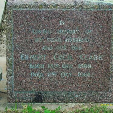 CLARK Ernest Cecil 1898-1961