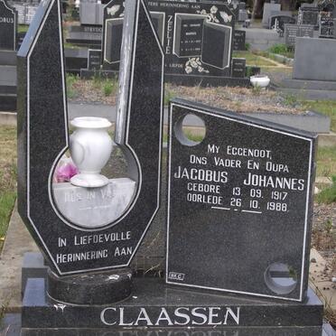 CLAASSEN Jacobus Johannes 1917-1988