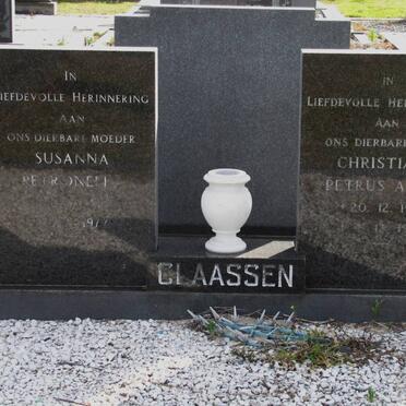 CLAASSEN Christiaan Petrus Adolf 1914-1988 &amp; Susanna Petronella 1919-1977
