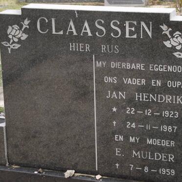 CLAASSEN Jan Hendrik 1923-1987 :: MULDER E. -1959.JPG