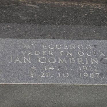 COMBRINCK Jan 1922-1987