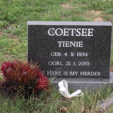 COETSEE Tienie 1934-2001