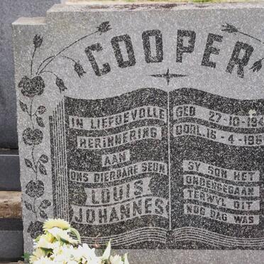 COOPER Louis Johannes 1941-1960